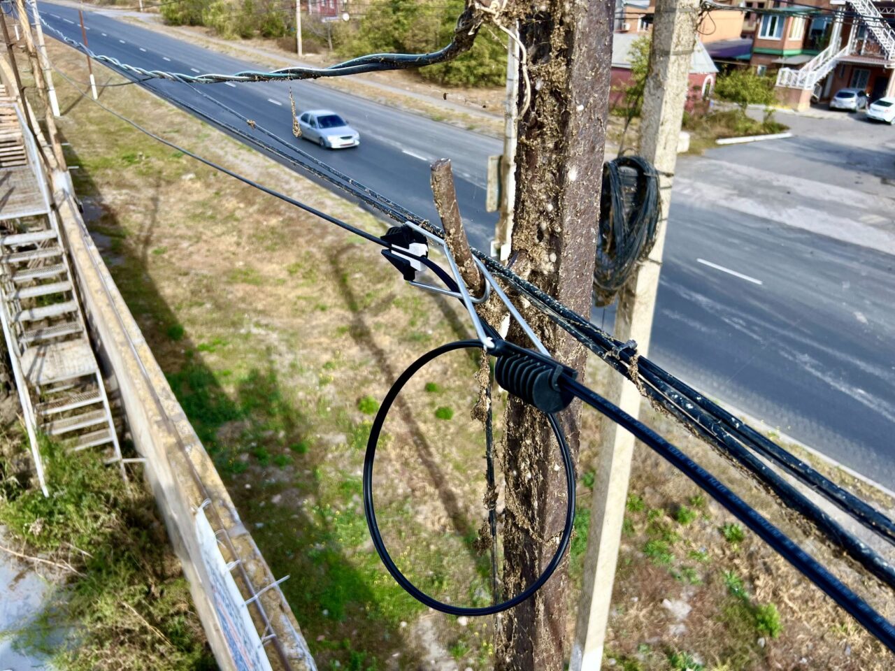 Монтаж воздушных линий FTP